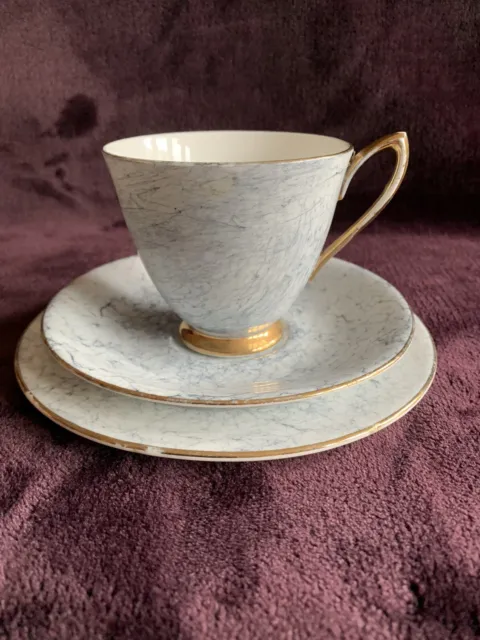 Royal Albert Gossamer Grey Bone China Trio