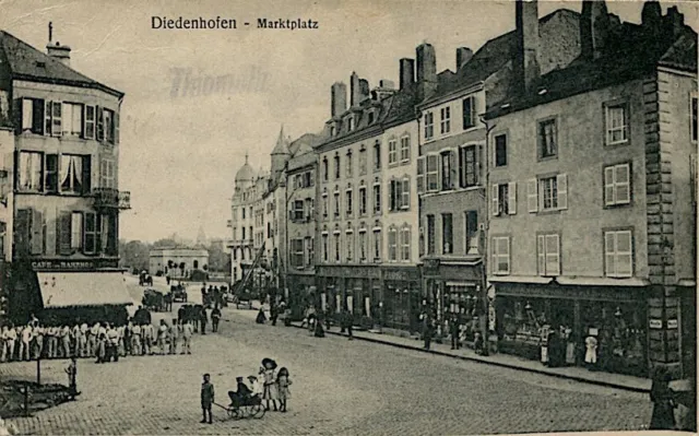 CPA 57 - Thionville - Place du Marché - back military correspondence