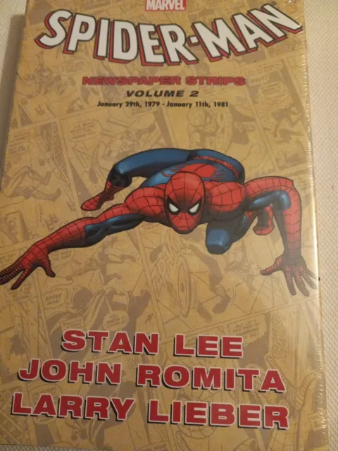 Spider-Man Newspaper Strips Vol 2 sealed HC hardcover new OoP stan lee romita