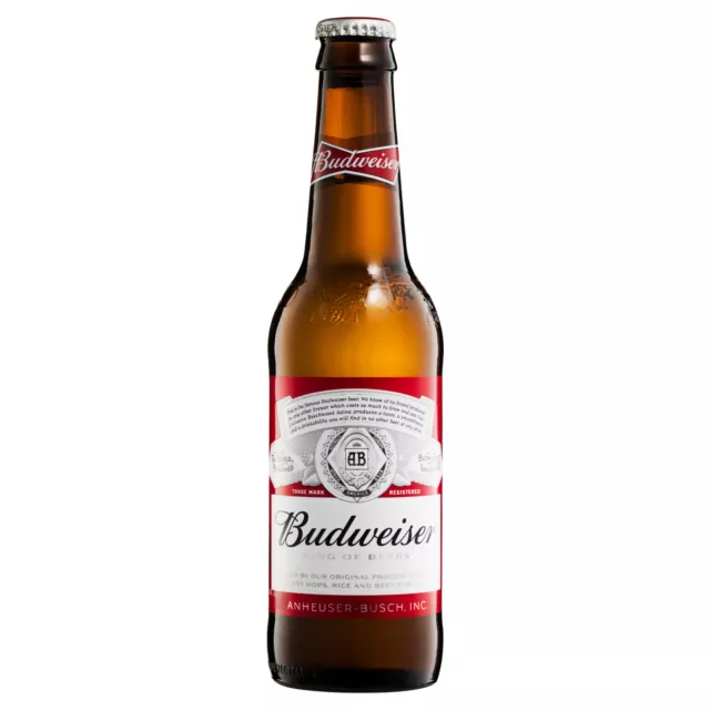 Budweiser Beer Case 24 x 330mL Bottles