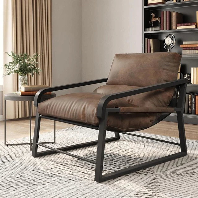 LARGE MID CENTURY Modern Accent Chair Lounge Sofa Chair with Removable