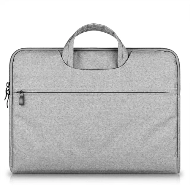 Pochette avec poignee 13 pour mac pc housse protection sacoche ordinateur  portable tablette 13 pouces (gris)