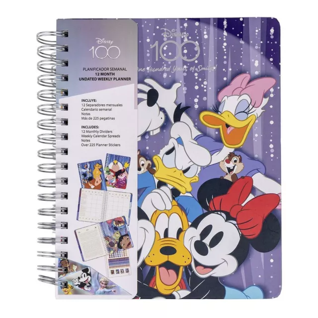 Agenda settimanale Disney 19 x 24 x 2 cm