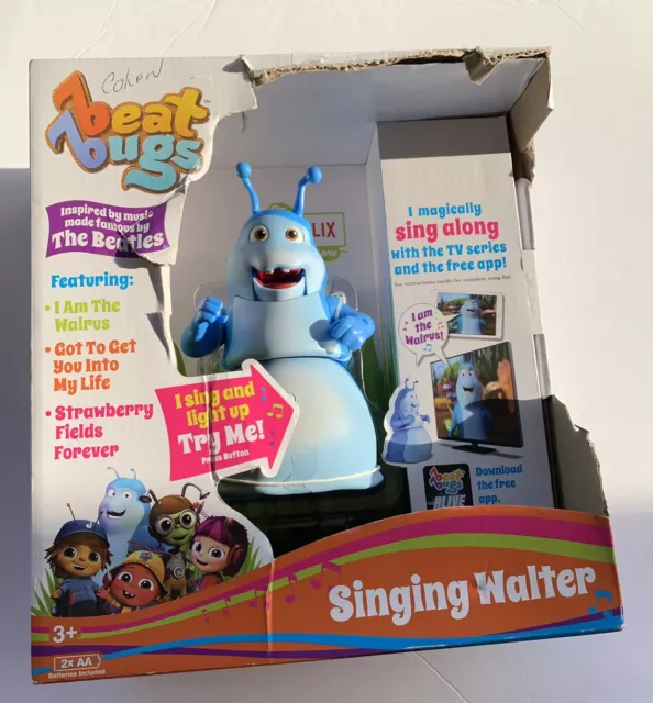 Beat Bugs Figure The Beatles Walter a singing toy MIB action figure Netflix 2017