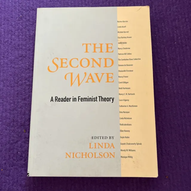 THE SECOND WAVE: A Reader in Feminist Theory Paperback Book $22.00 ...