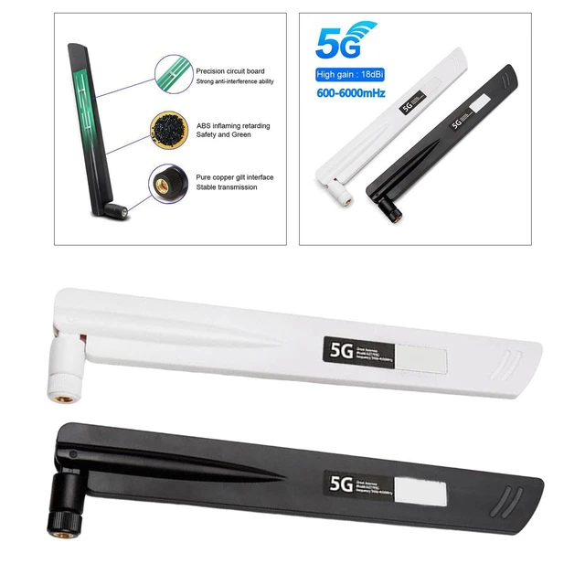3G 4G 5G LTE Antenna 18dBi Foldable Universal for Router Wireless Network