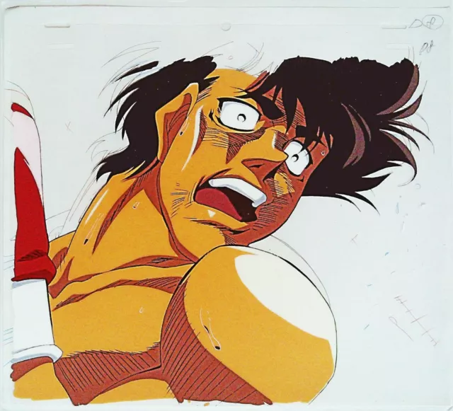 HAJIME NO IPPO TAKESHI SENDO VS IPPO ANIME PRODUCTION CEL 6