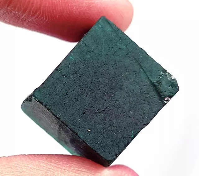 70-80 Ct Natural Green Emerald Raw Uncut Colombia Cube Rough Loose Gemstone kk