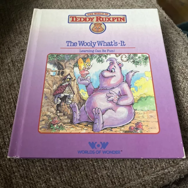 Vintage 1980s Teddy Ruxpin The Wooly What's It Book