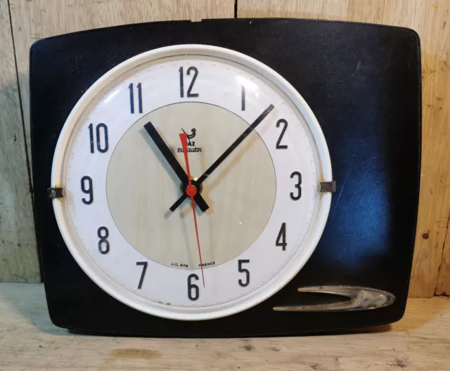 Horloge Formica Vintage JAZ Transistor