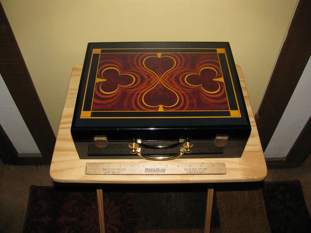 500 Pc Ultimate Clay Poker Chip Set In High Gloss Case