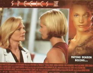 SPECIES II 2 - 11x14 US Lobby Cards Set - Natasha Henstridge - HORROR