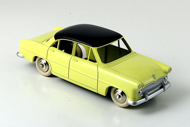 Voiture Miniature Dinky Toys - Simca Versailles 24C Jaune/noir, Vintage Avec Boîte