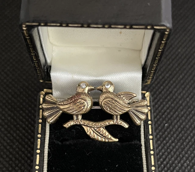 Broche Vintage Maria Calderon En Métal Argenté Style Moderniste - Occasion, Bijou Ancien