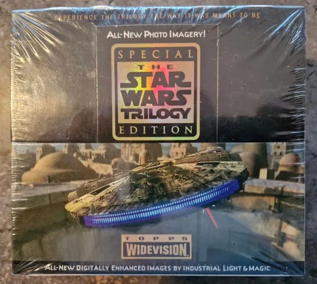 The STAR WARS Triologie Special Edition BOX OVP SEALD TOPPS VIDEVISSION