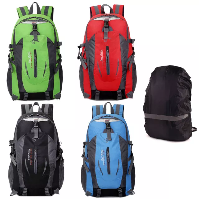 40L Hiking Camping Bag Large Waterproof Backpack Outdoor Travel Luggage Rucksack