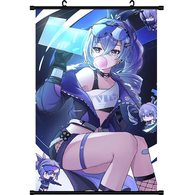 honkai: star rail silver wolf Cosplay Posters Home Decor Wall Scrolls 60x90cm R6