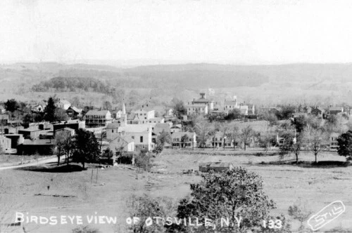 Aerial View Orange County Otisville New York NY Reprint Postcard