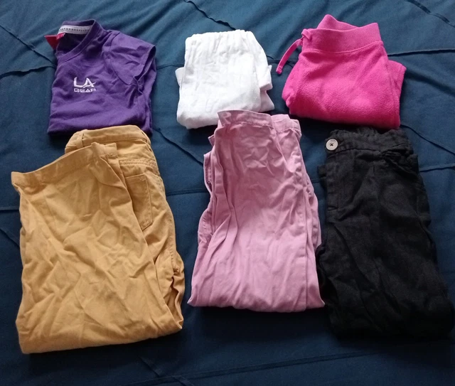 girls clothing bundle Size 7-8 years Trousers T-shirt Legging Joggers John Lewis