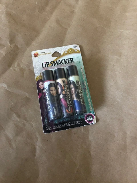 3PC DISNEY DESCENDANTS Lip Smacker Lip Gloss/Balm #624 LIMITED EDITION!