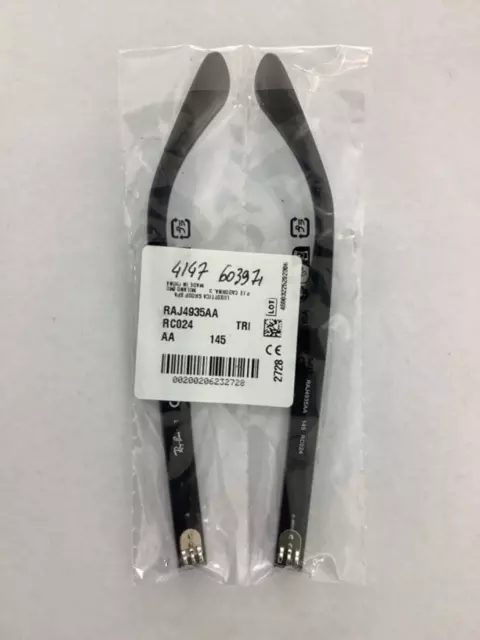 Ray Ban Aste Ricambio Rb 4147 Col 603971 Black On Trasparent New Arms