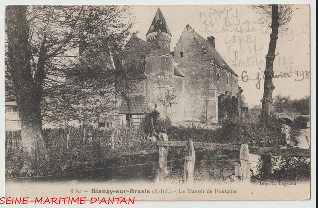CPA 76 - Le Manoir de Fontaine (Blangy-sur-Bresle) Postcard