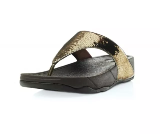 FitFlop Electra Women's Sequined Topped Toe Post Sandal