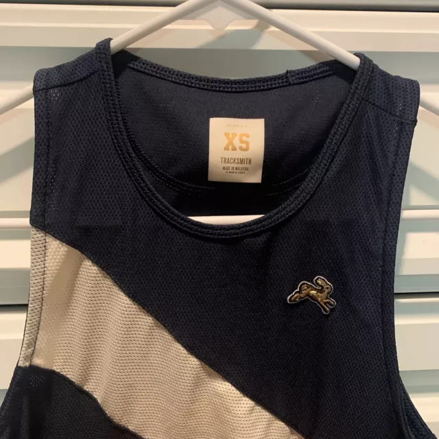 Tracksmith Van Cortlandt Singlet Navy Women’s XS run running track tank