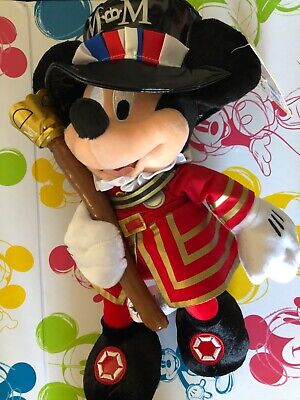Beefeater Disney Store London Beefeater Mickey Mouse Plush Mickey Mouse Memories Size BNWT 