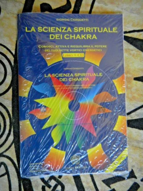 Libro + CD LA SCIENZA SPIRITUALE DEI CHAKRA Giorgio Cerquetti Anima Edizioni New