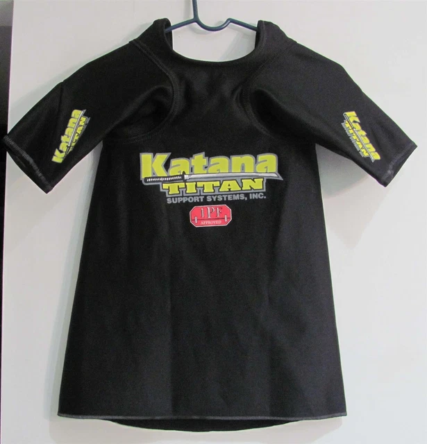TITAN SUPER KATANA A/S Bench Shirt With Low-Cut Collar Red