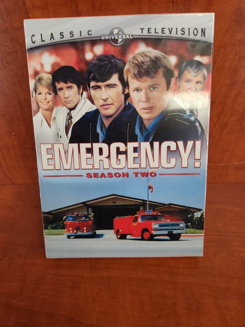 Emergency - Season 2 (DVD, 2006, 3-Disc Set) Box Set Classic Television New