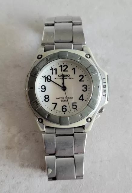 MONTRE QUARTZ CASIO illuminator 1319 MW 58 homme mixte EUR 5 90