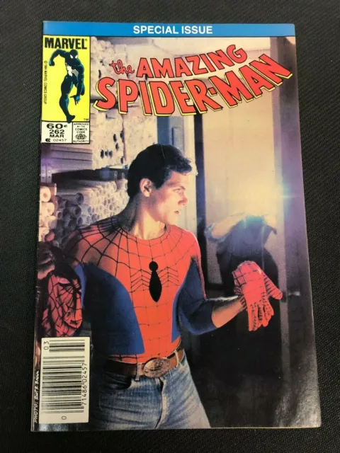 Marvel Amazing Spider-Man #262  VF+ 8.5 1985 Spiderman photo cover comic book