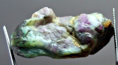 48 CT Rare Natural Ruby Zoisite Crystal Combine Specimen, Badakhshan Afghanistan