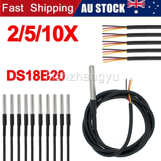 DS18B20 TEMPERATURE TEMP Sensor Digital Thermal Probe For Arduino ...