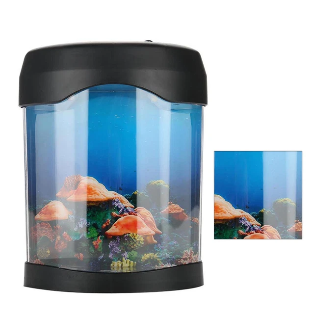 USB Aquarium Light Desk Mini Fish Tank Mood LED Lighting Color Changing Night DC