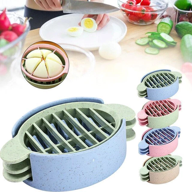 3 IN 1 Egg Slicer Cutter Dicer Multi Purpose Kitchen Tool for Boiled