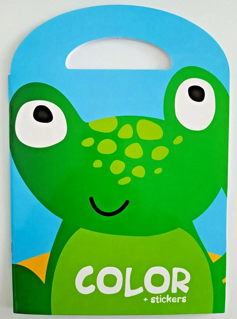 Malbuch Malvorlagen mit 24 Aufkleber Sticker für Kinder 3 Jahre Malen Zuordnen