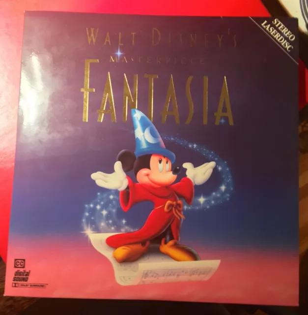 Fantasia (Laserdisc 1991)Walt Disney Home Video-Stokowski-Mickey Mouse!-2 Discs