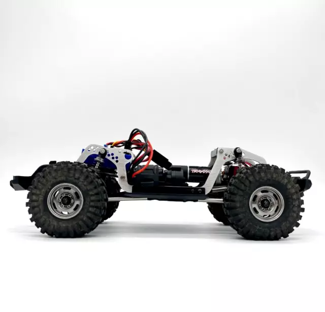 "WEDGE" TRX4M Low CG Chassis. Lay Down Servo Compatible. Sliders Included.