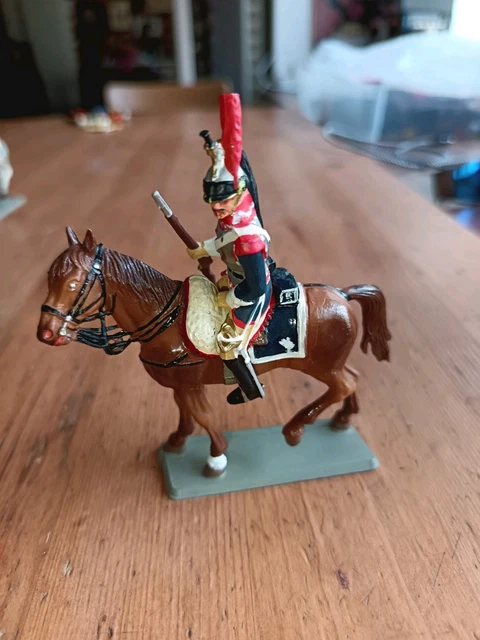 Figurine Starlux - Napoléon 1er à Cheval - 1er Empire - Échelle 1:32 (60mm) - Fabrication Française