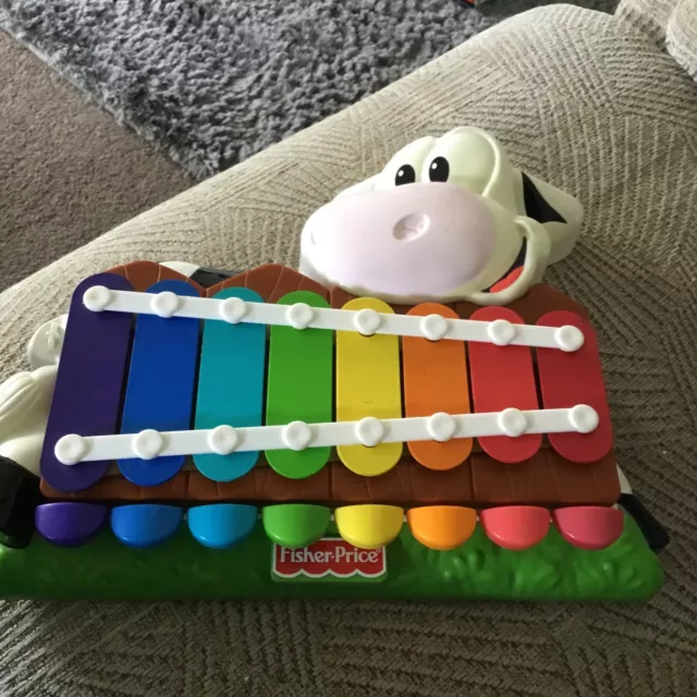 Fisher price cow xylophone sale