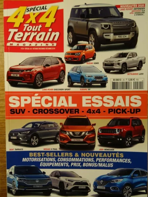 Tout Terrain Magazine °29 Spécial 4x4| Oct NovDec2020| Special Essais *Mag.Neuf