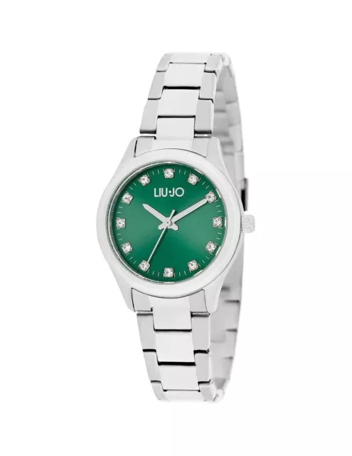 Orologio Donna Liu Jo Charmant TLJ2110 Acciaio Quadrante Verde con Zirconi