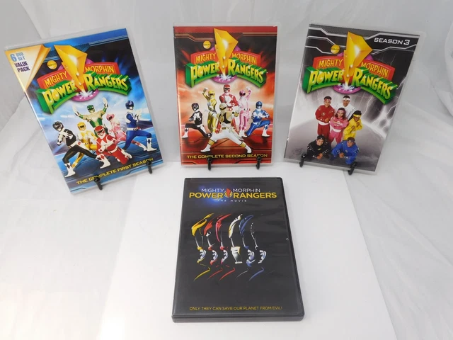 Power Rangers Dvd Ebay MIGHTY MORPHIN POWER Rangers Complete Seasons 1-3 DVD + The Movie £28. ...