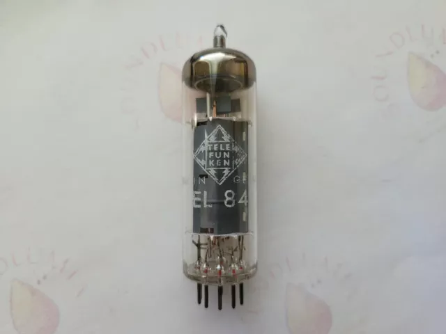 1x Siemens EL84 6BQ5  - Munich 1962 rX3 - Telefunken Label - NOS