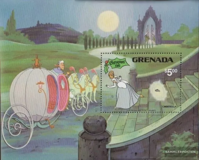 Grenada Block98 (kompl.Ausg.) postfrisch 1981 Walt-Disney-Figuren