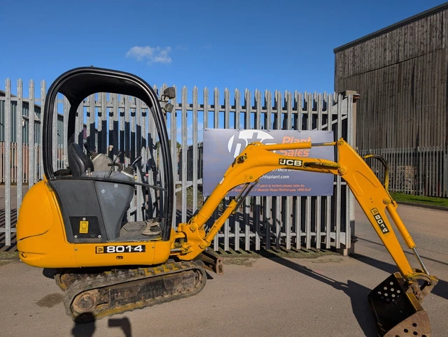 JCB 8014 – 1.4 Tonne Excavator - 3 Buckets - 2200hrs - 2008