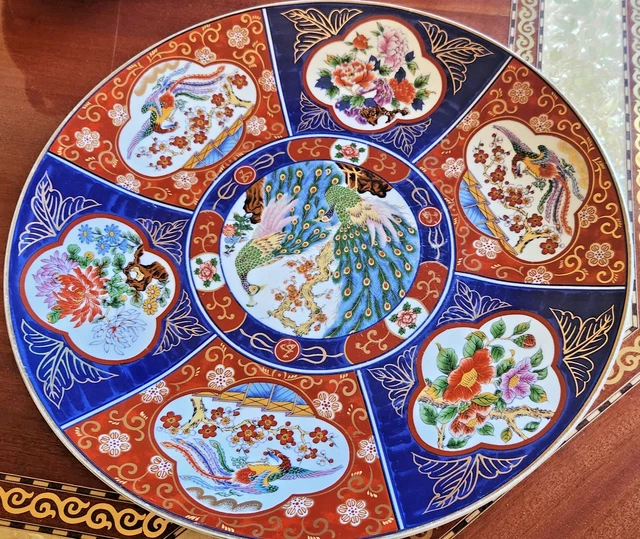Assiette Ancienne Taous 1976 - Bleu - Porcelaine - Vintage